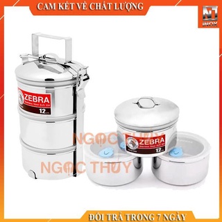 Camen Inox 304 zebra 12cm 3 ngăn kín hơi zebra Thái Lan-150223
