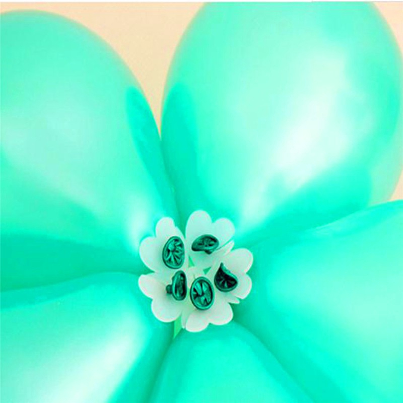 Set 20 kẹp giữ bong bóng tạo hình hoa tiện lợi