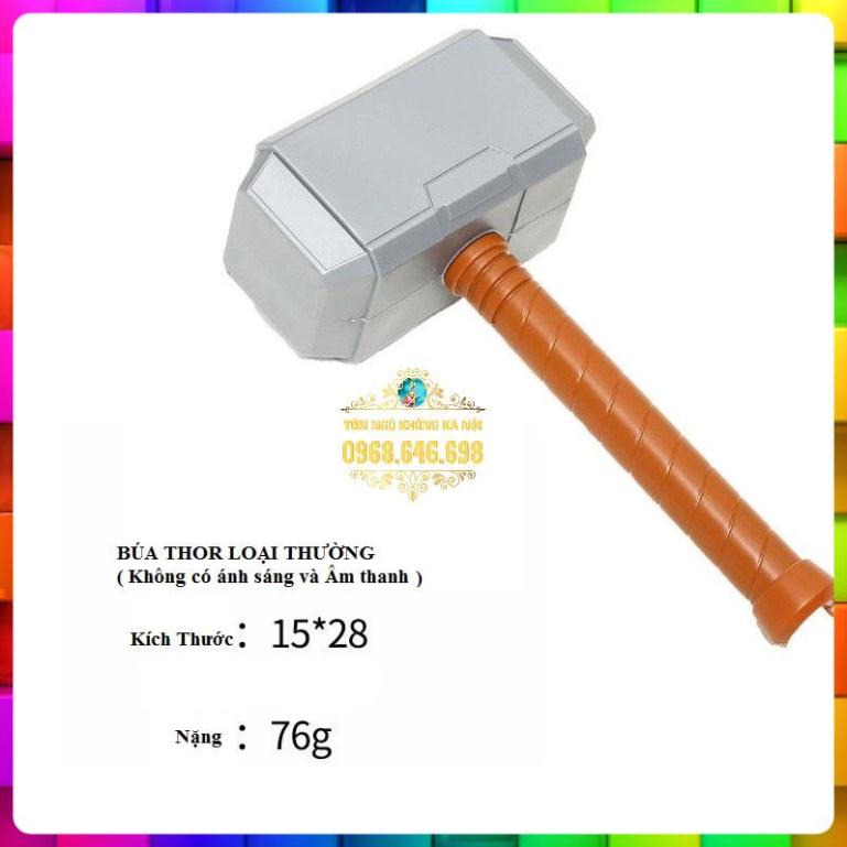 SIÊU SALE 30% CUỐI NĂM Búa Thor các loại Đồ chơi cho bé trẻ em siêu nhân Búa Thần Sấm