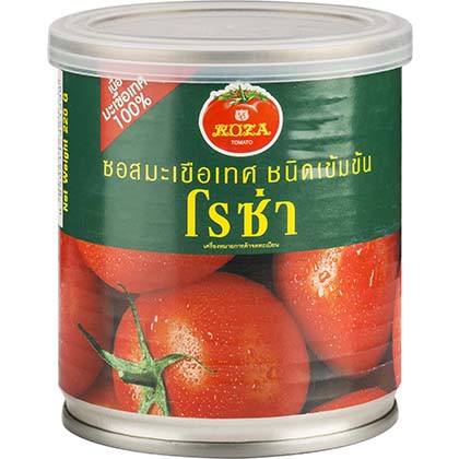 [220g – lon nhỏ] CÀ CHUA XAY NHUYỄN [Thailand] ROZA Tomato paste (halal) (atu-hk)