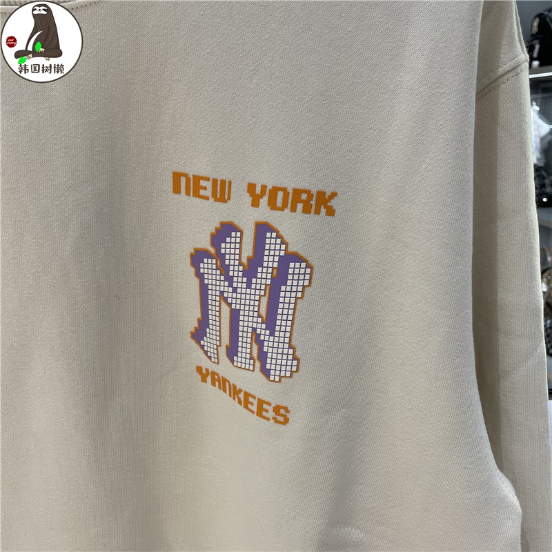 Mlb Áo Nỉ Dài Tay Form Rộng Phong Cách Năng Động Trẻ Trung Dành Cho Cả Nam Và Nữ