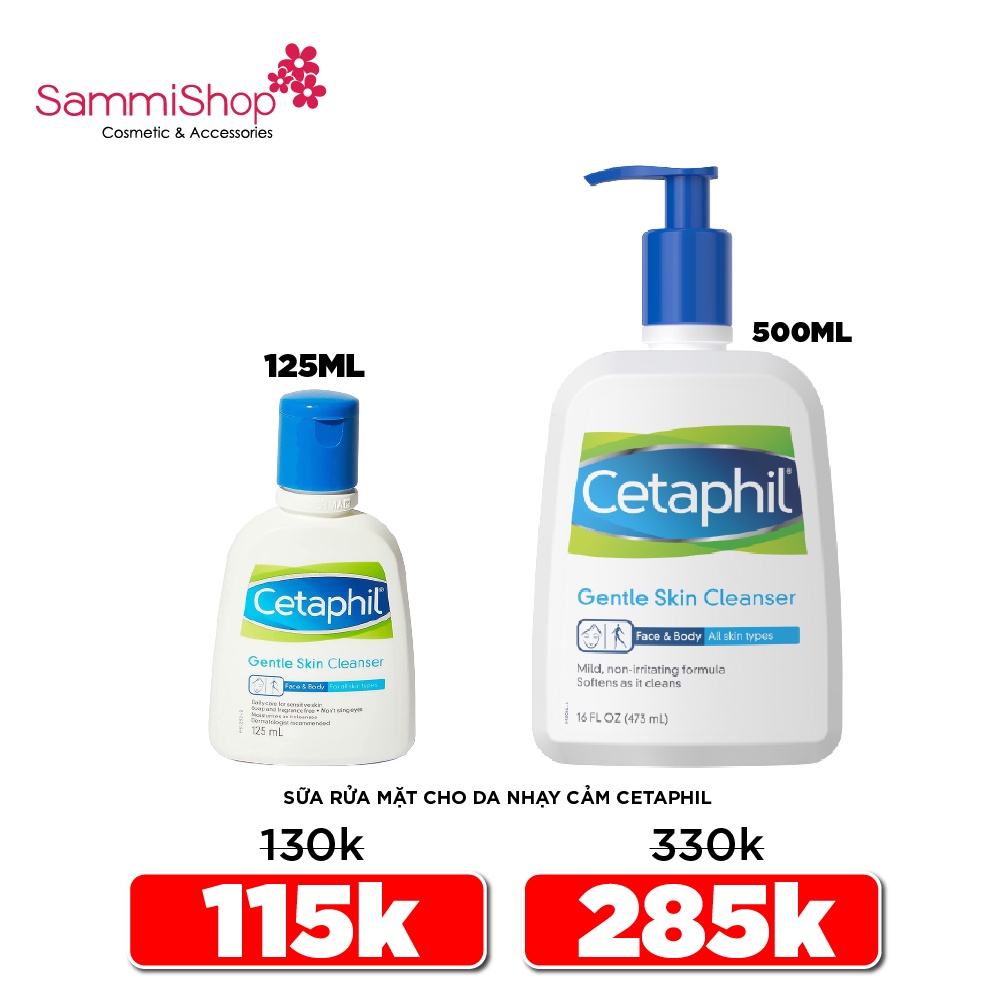 [Mã COSDAY -50k đơn 150k] Sữa rửa mặt Cetaphil Gentle Skin Cleanser ( Mẫu mới hãng đã bỏ seal nilon ở đầu nắp )