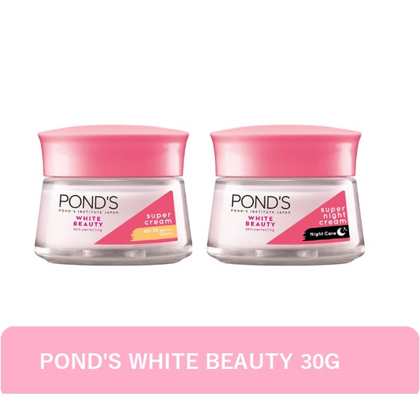 Combo: Pond's Trắng Hồng Rạng Rỡ (Sữa Rửa Mặt, Kem Dưỡng Ngày Và Đêm, Nước Hoa Hồng)