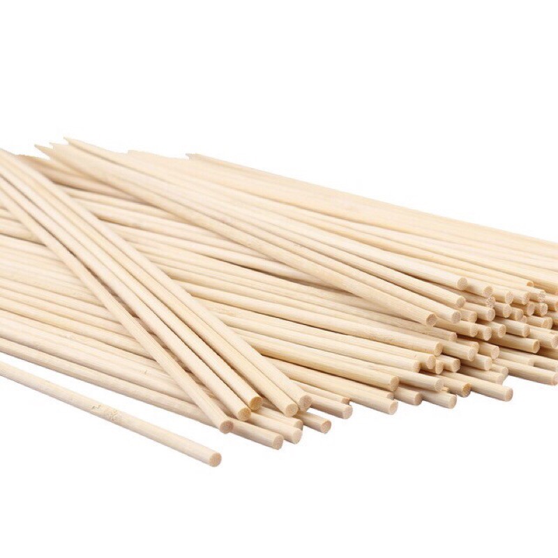 50 cây xiên que tròn 15cm dùng 1 lần tiện dụng