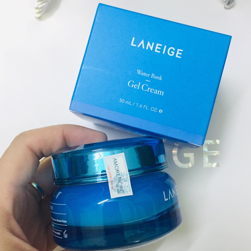 Kem Dưỡng Ẩm Mát Da Dạng Gel Laneige Water Bank Gel Cream 50Ml tem tiếng việt