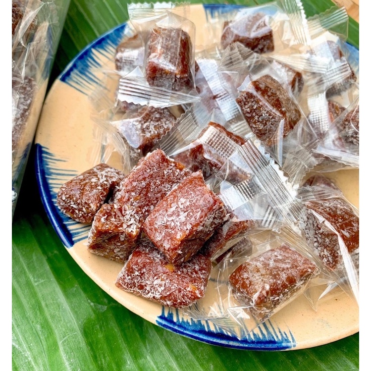 Kẹo chuối phủ dừa hủ 400g món ăn quê hương
