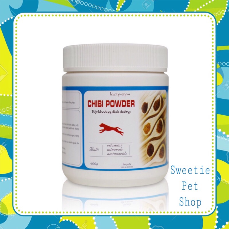 Chibi Powder 400gr - Bột khoáng tăng cân, tăng cơ, tăng hấp thu