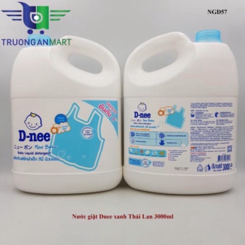 Nước giặt DNee Thái Lan can 3000ml