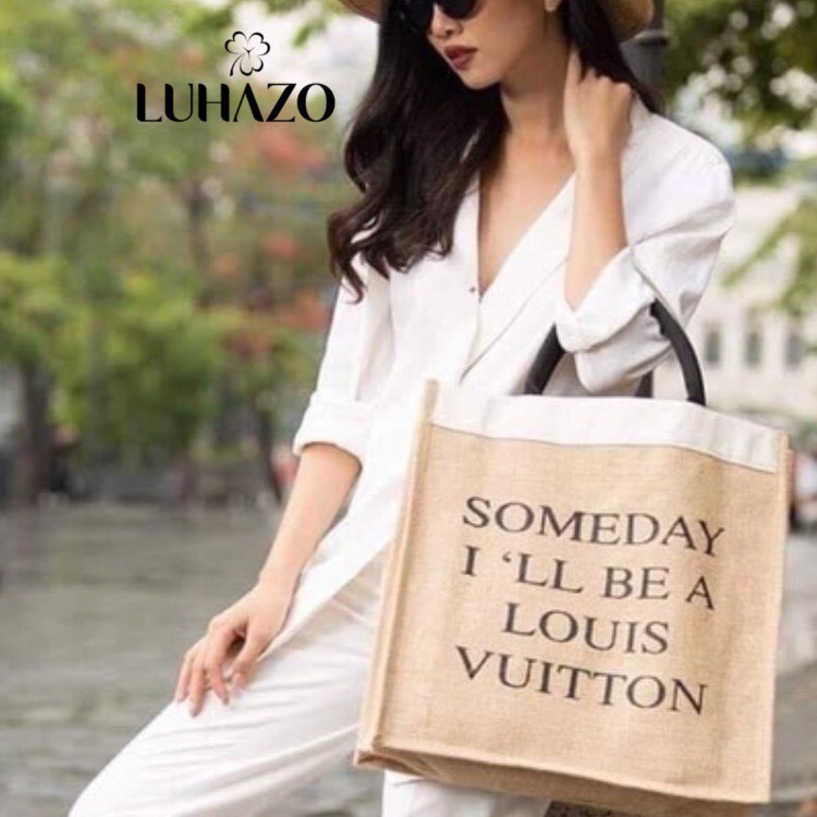 Túi Cói Đi Biển LUHAZO Merci Someday Cực Hot Quảng Châu Chất Đẹp