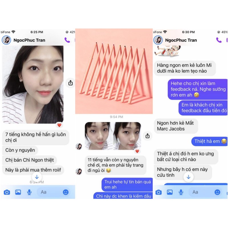 Chì Kẻ Mắt 1.5mm Chống Lem Chống Dầu Siêu Mảnh | BigBuy360 - bigbuy360.vn