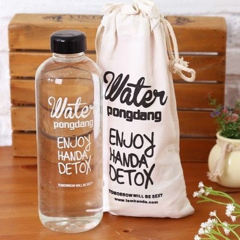 Bình đựng nước và các loại detox dung tích lên tới 1000ml bằng nhựa
