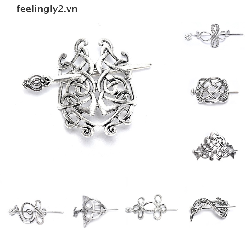 Kẹp Tóc Phong Cách Viking Cổ Điển Cho Nữ