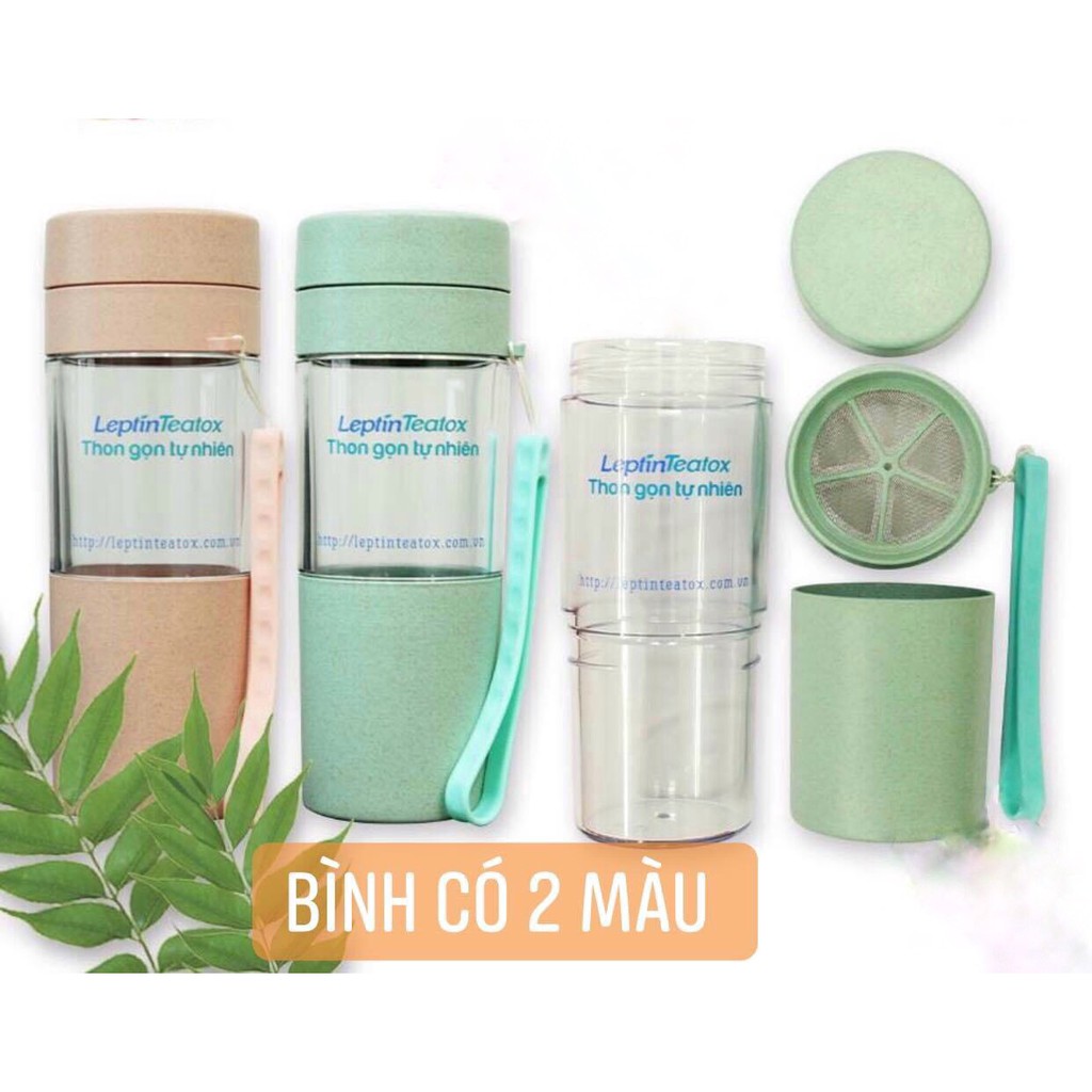 Bình pha trà bằng nhựa PP cao cấp 2 lớp chịu nhiệt có lõi lọc inox 304 xuất xứ Mỹ