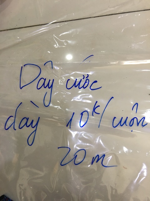 Dây cước thắt hoa pha lê