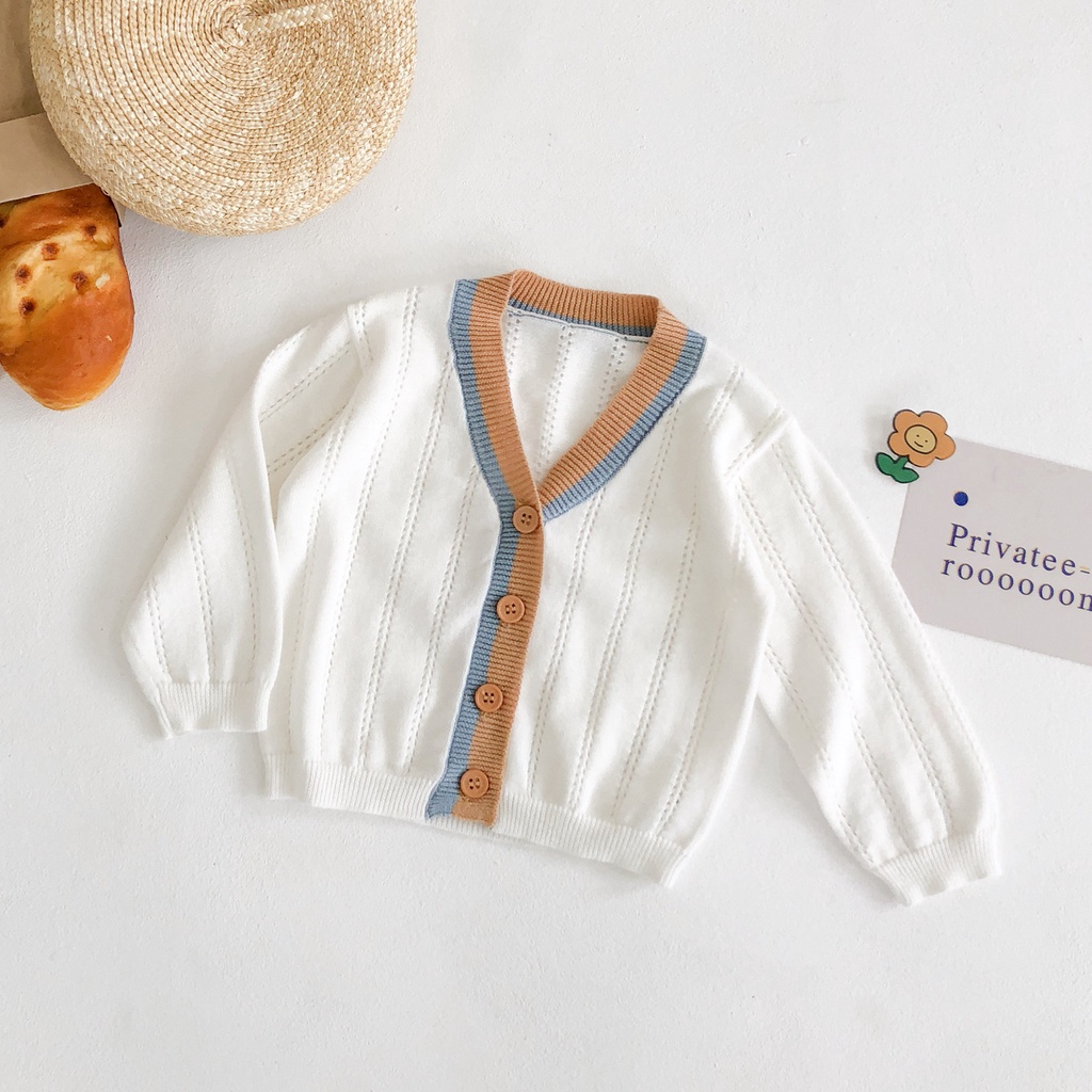 Áo Khoác Cardigan Chống Nắng Tay Dài Điều Hòa Nhiệt Độ Phong Cách Mới Xuân Hè 2023 Cho Bé Trai Và Bé Gái