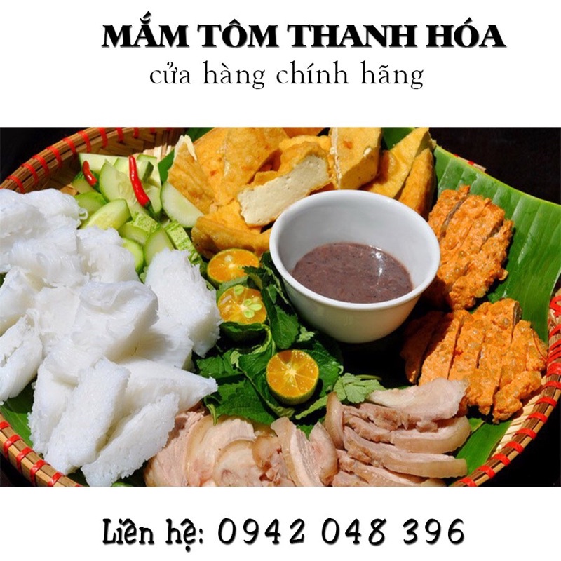 Mắm tôm Ba Làng Thanh Hóa 500g loại ngon (1 chai)