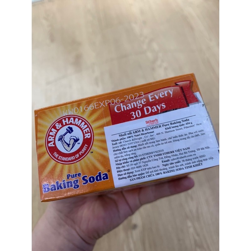 [Mã 77FMCGSALE1 giảm 10% đơn 250K] Baking soda Arm & Hammer 20-100g | BigBuy360 - bigbuy360.vn