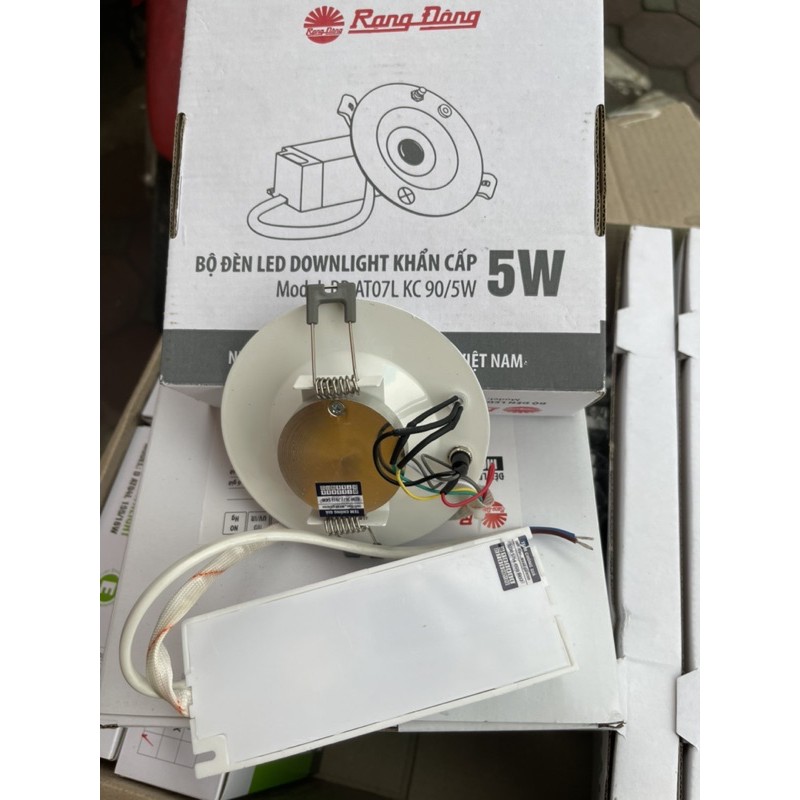 Đèn LED Âm trần Khẩn cấp 5W Rạng Đông