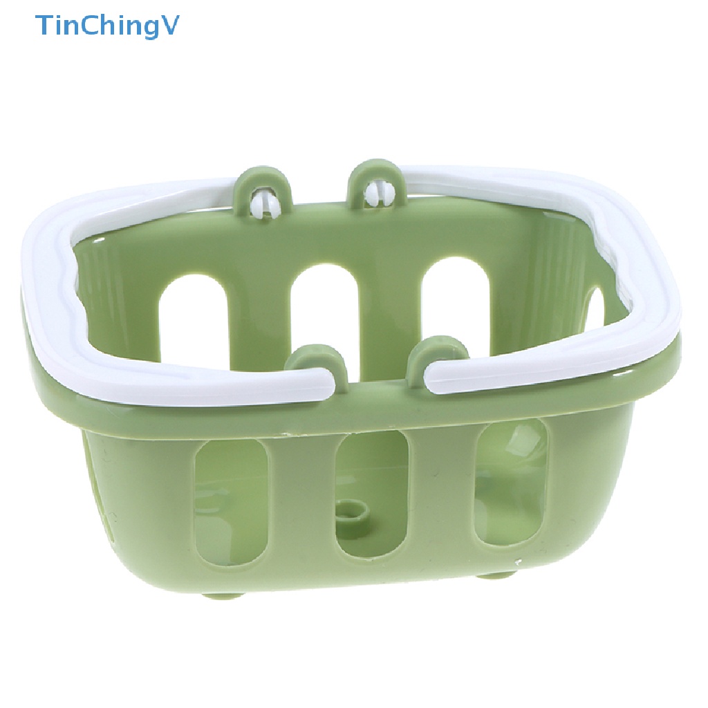 [TinChingV] Mini Shopping Basket Pretend Play Toy Kid Mini Supermarket Shopping Hand Basket [NEW]