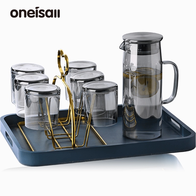 Ấm đun nước pha trà ONEISALL bằng thủy tinh chịu nhiệt độ cao dung tích lớn 1000ml ch