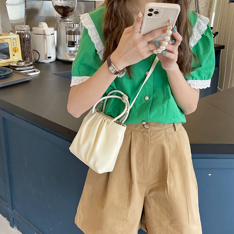 IELGY Túi Đeo Vai Mềm Mại Nhỏ Gọn Dễ Phối Đồ Cho Nữ