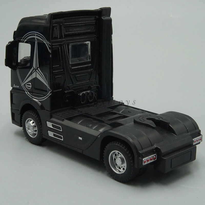 Mô Hình Xe Tải Bằng Kim Loại Có Đèn Và Nhạc Tỉ Lệ 1: 50