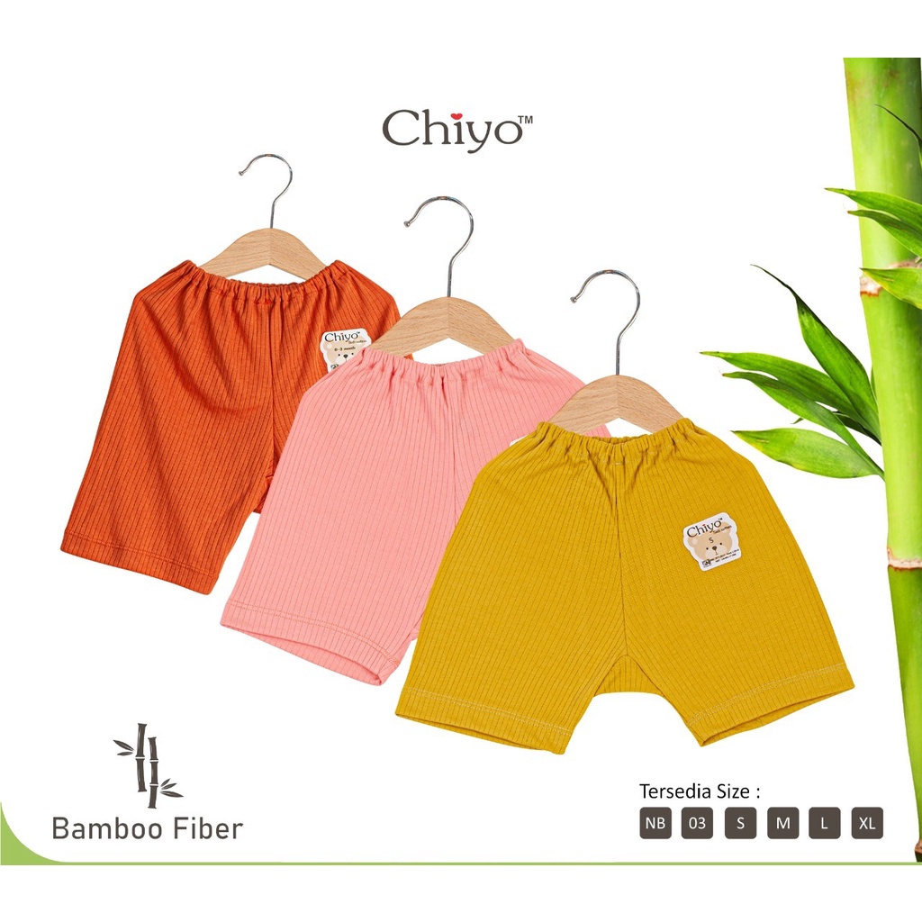 Chiyo Set 3 Quần Short Bằng Tre (Màu Sắc Phổ Biến) Chất Lượng Tốt Nhất Size S - XXL