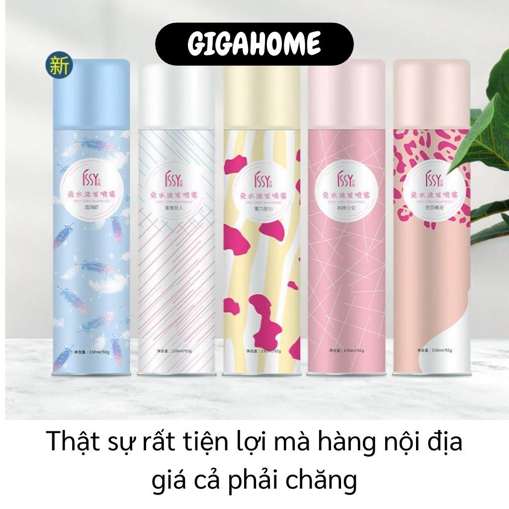 Dầu gội đầu khô  GIÁ VỐN  Chăm sóc tóc - Bình xịt dầu gội khô Issy giúp bạn mau chóng sở hữu mái tóc mượt mà 9303