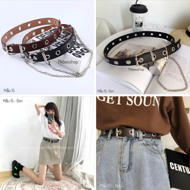 Thắt lưng da , dây nịt , dây lưng , thắt lưng nữ mẫu 15