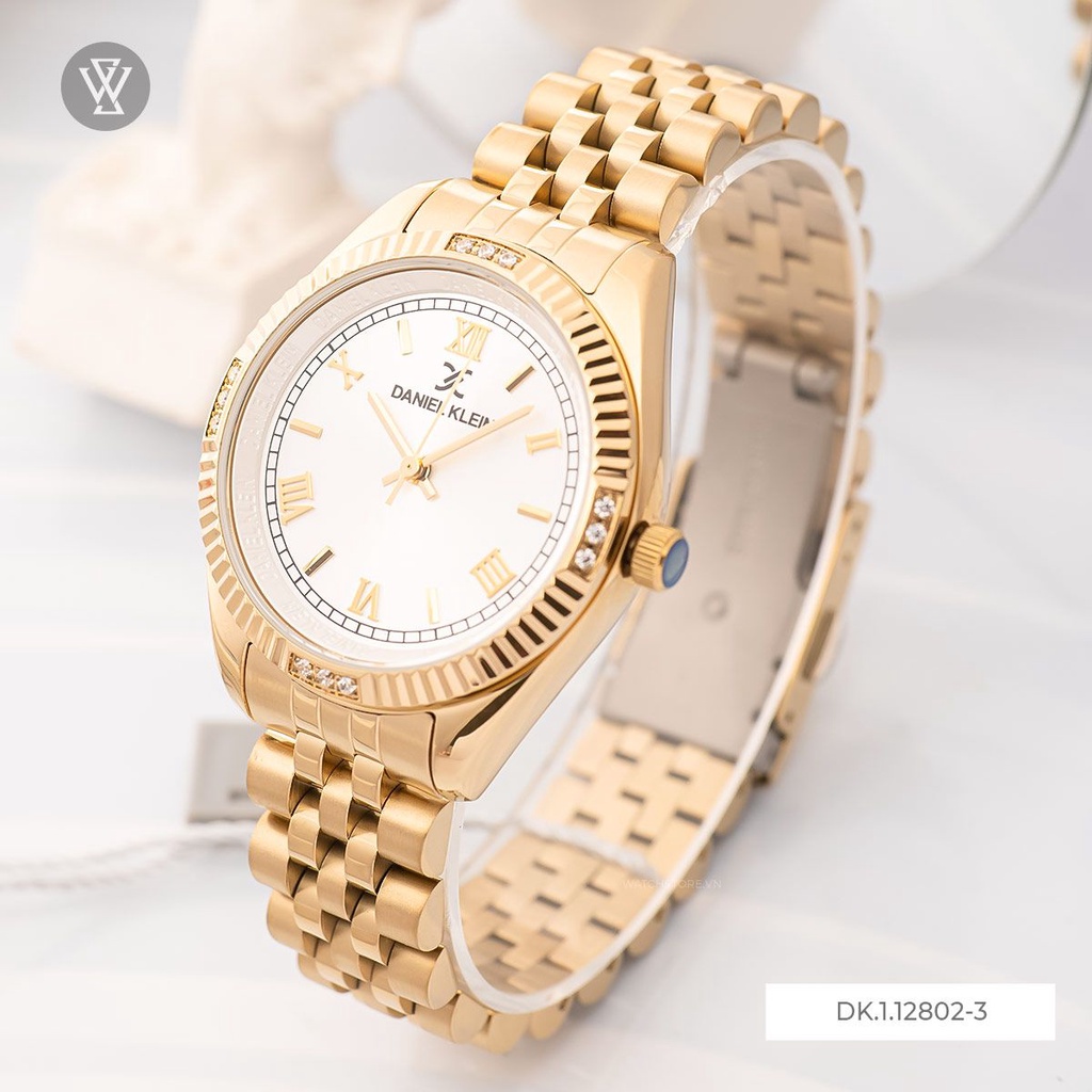 Đồng Hồ Quartz Nữ Daniel Klein WATCHSTORE DK.1.12802-3 Mặt Kính Khoáng 35mm, Dây Kim Loại, Vỏ Thép Không Gỉ