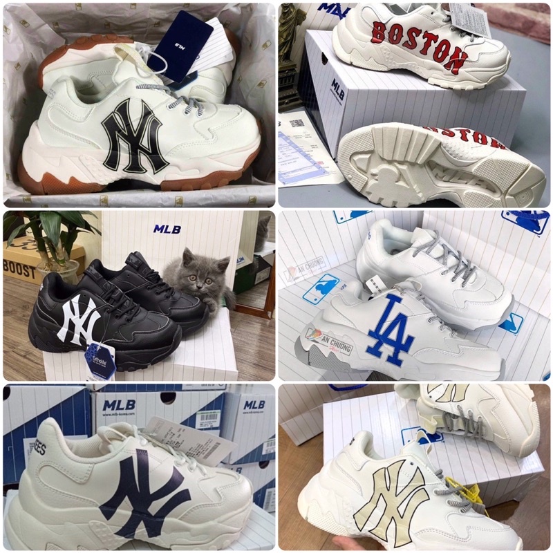 Giầy thể thao MLB LA, NY, BOSTON,  cao cấp 36-43 chuẩn rep 1-1 bảo hành đổi trả trong 1 tháng