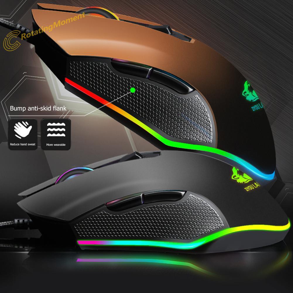 [TOP CHUỘT GAME 2020] Chuột  game thủ Gaming V1 Wolf Black LED RGB - Siêu Bền, Siêu Đẹp | WebRaoVat - webraovat.net.vn