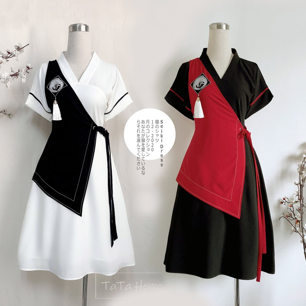 Đầm Seiki - Đầm Cách Điệu Phong Cách Nhật Bản