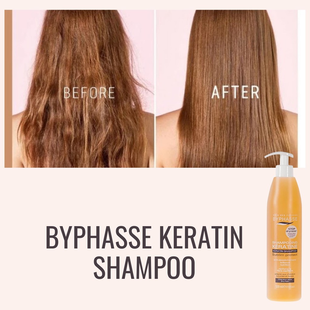 Dầu gội Byphasse Shampooing Keratin Sublim protect 520ml Ouibeaute