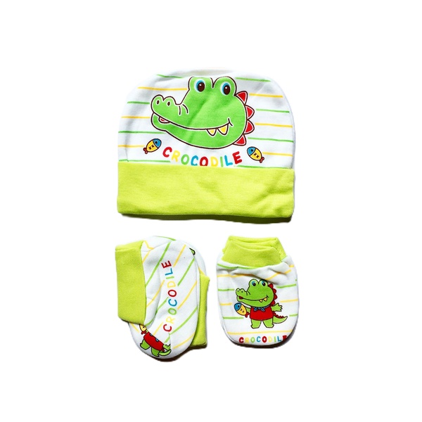 Set mũ bao tay bao chân có chun cổ KeroKid Thái Lan