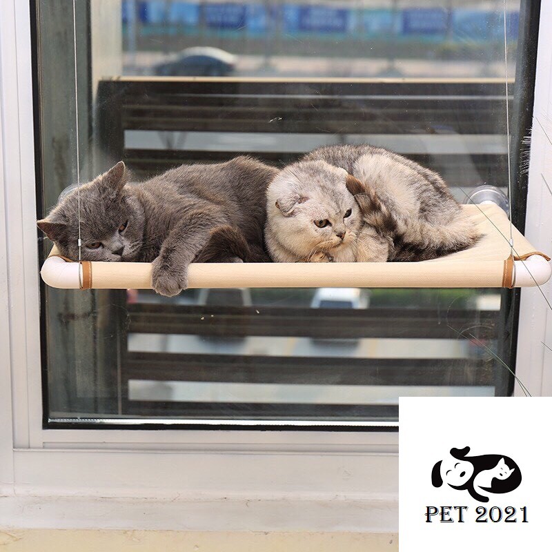 Võng Treo Cửa Sổ Kính Dành Cho Mèo Yêu