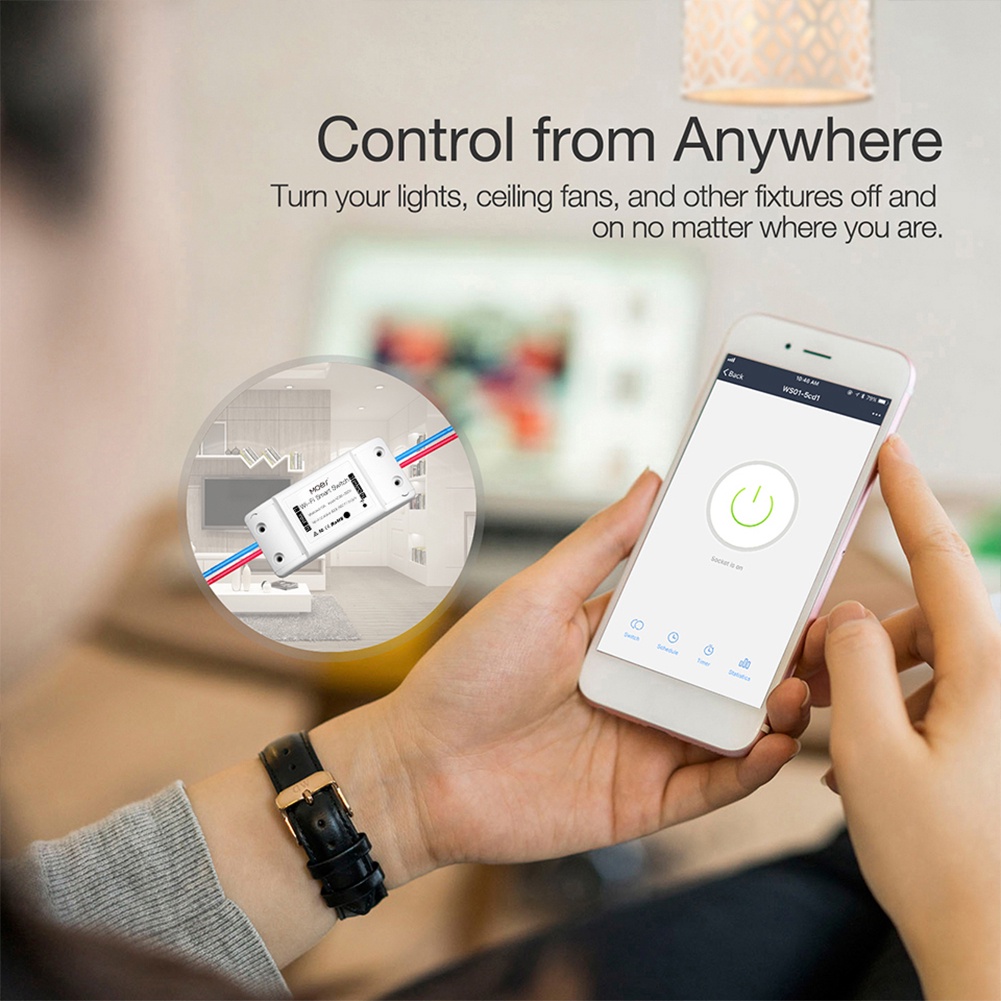 GOOGLE Công Tắc Ngắt Kết Nối WiFi/ Bluetooth Thông Minh Điều Khiển Từ Xa Tiện Dụng Cho Gia Đình Kèm Phụ Kiện