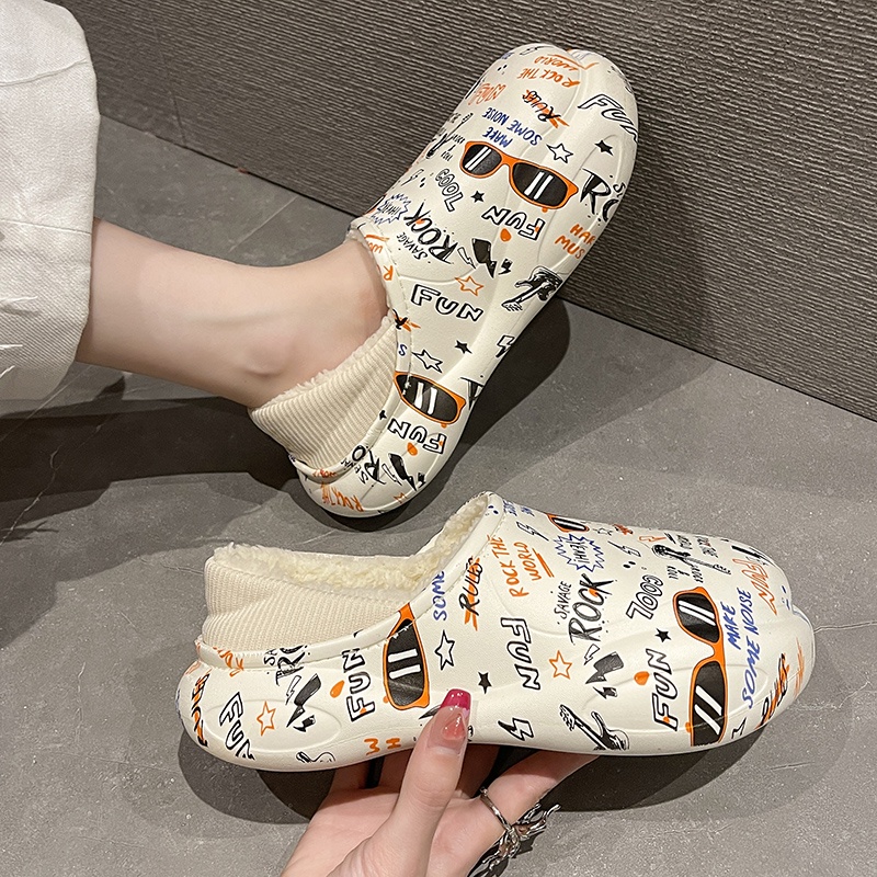 Tikp Dép Bông Nữ Giữ Ấm Chống Trượt 5 Màu Size 36-45