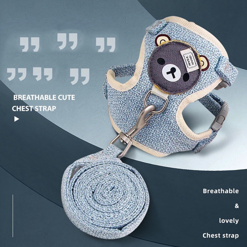 Dây Dắt Thú Cưng Hình Gấu Dễ Thương Dài 1M