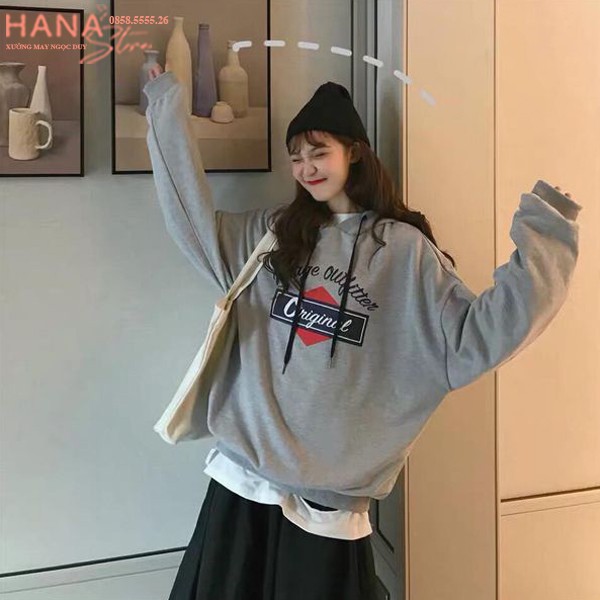 Áo hoodie nữ Unisex cặp đôi nam nữ có mũ túi dây kéo dáng áo khóa nỉ hoodie croptop tay dài form rộng dày hihop in hình