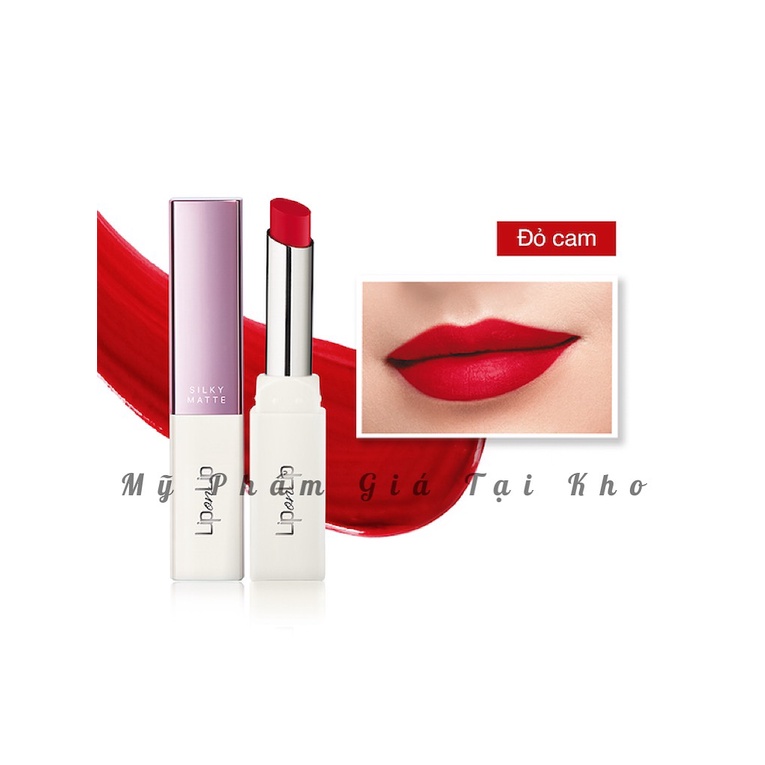 Son TRANG ĐIỂM Lì Siêu Mịn Hơn 50% Dưỡng Tối Ưu Lip On Lip Silky Matte 2.2g