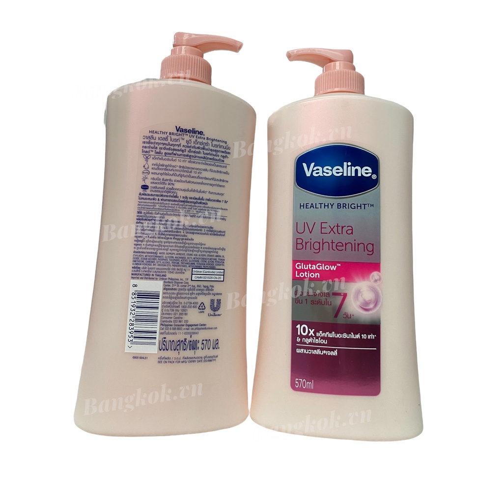Dưỡng thể trắng da Vaseline 10x 500ml
