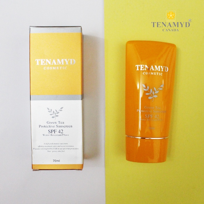 [NHẬP KHẨU-TEM PHỤ]Kem chống nắng Trà xanh Green Tea Protective Suncream SPF42/PA++ 70ml