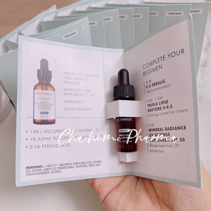 Serum vitamin c skinceuticals CE ferulic, Silymarin CF và CF phloretin tinh chất chống lão hoá