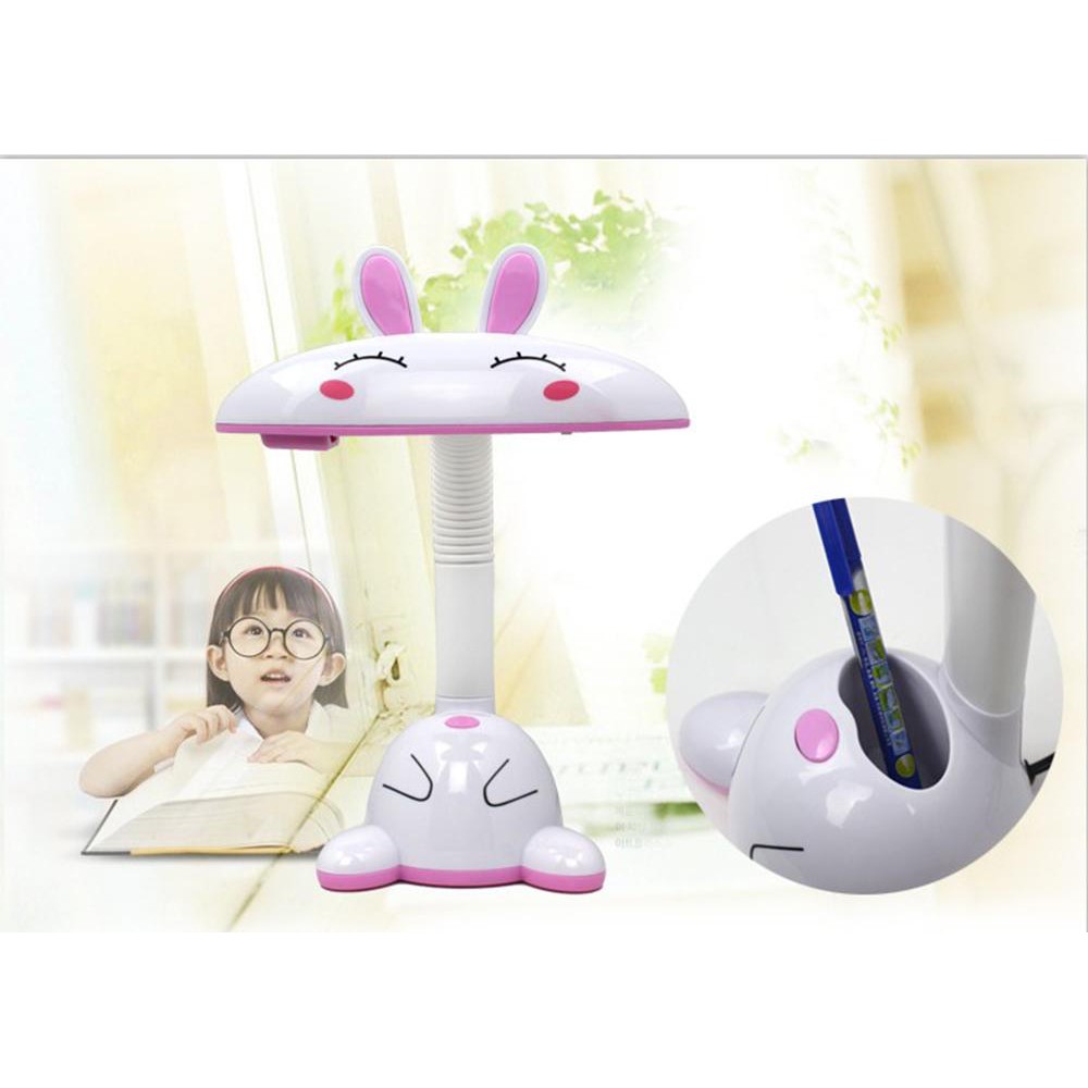Đèn Bàn Học Sinh Giá Rẻ,Đèn Học, Đèn Bàn Học Bảo Vệ Mắt - Chống Cận, Đèn Học Chống Cận Hình Thỏ Cao 