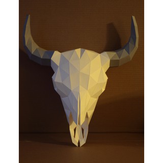Mô hình giấy _ Buffalo - treo tường