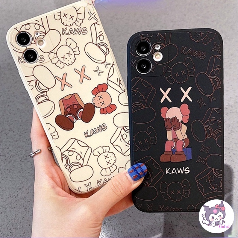 Ốp điện thoại TPU mềm hình Kaws cho Samsung A12 A22 A72 A52 A32 A03s A50 A50s A30s A71 A51 A20 A30 A02 M02 A02s M02s