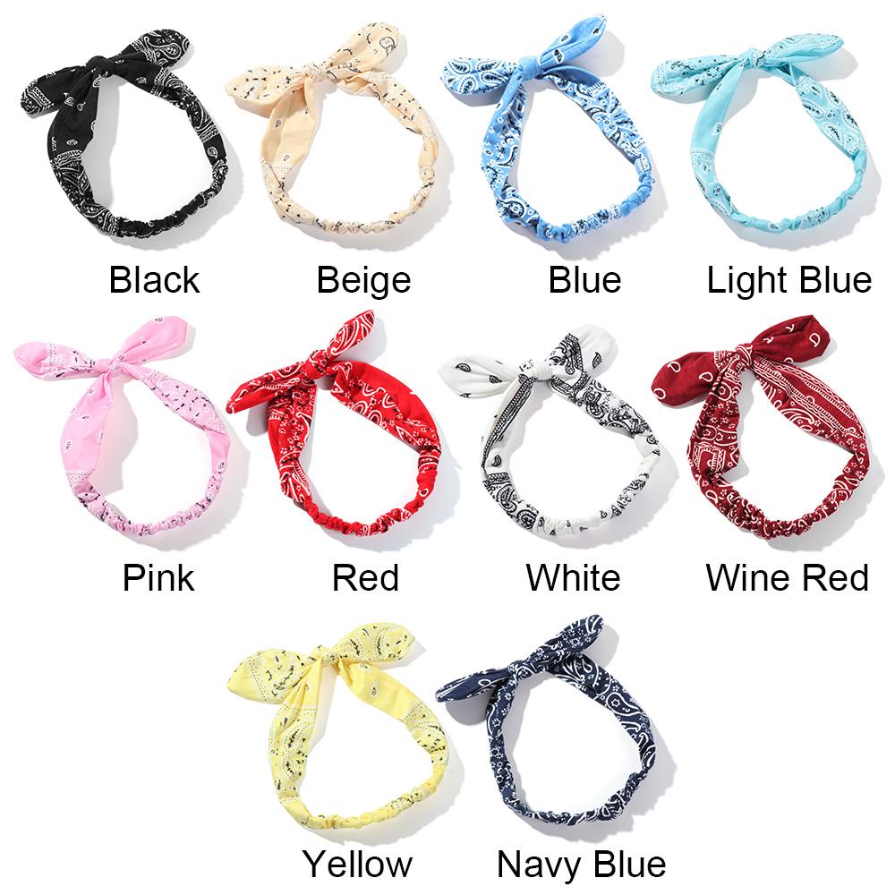 24 Băng Đô Mềm Mại Thắt Nút Chéo Dành Cho Bạn Nữ