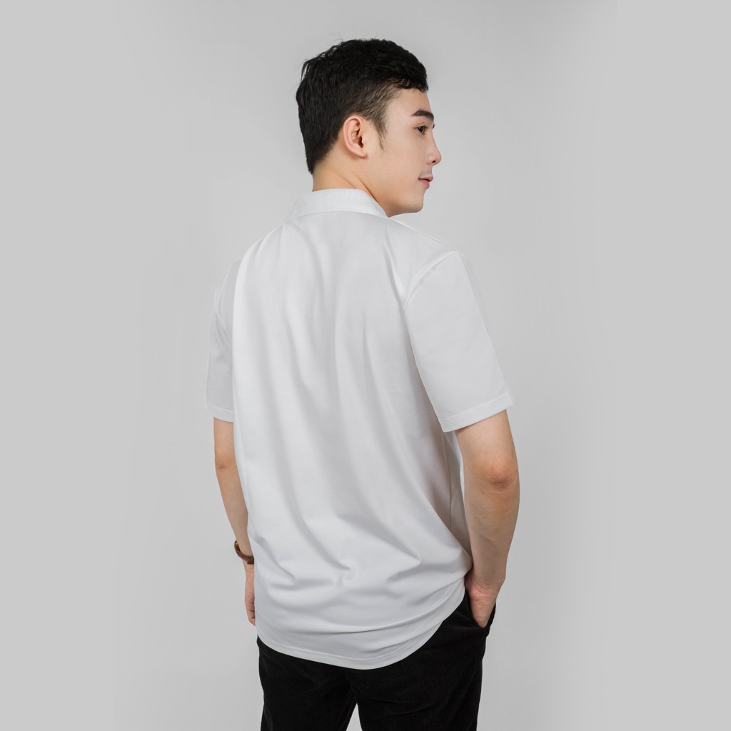 Áo thun nam có cổ tay ngắn, áo polo nam LUX chống nhăn HIDDLE | BigBuy360 - bigbuy360.vn