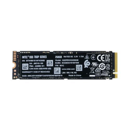 SSD Intel 760p Series NVMe PCIe Gen 3x4 M.2 256GB (mua sl vui lòng inb ạ)